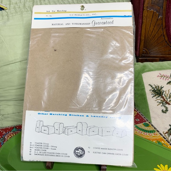 70s Appliance Cover NOS - Picture 2 of 5